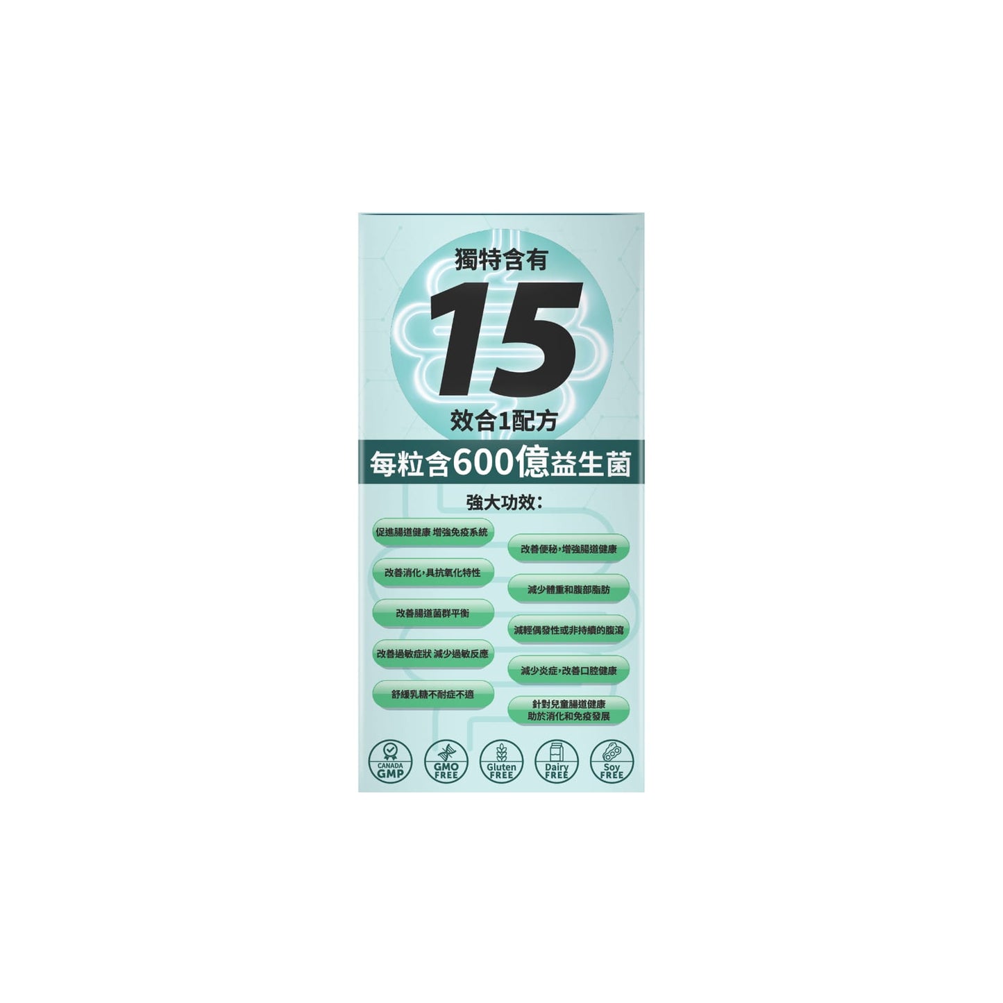 Innochem 15-in-1 Probiotics 15效合1配方效活腸抗敏益生菌(30粒)