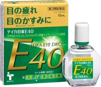 【日本代購】大昭製藥 Teika 維他命E40 疲勞緩解抗老花眼藥水 15mL